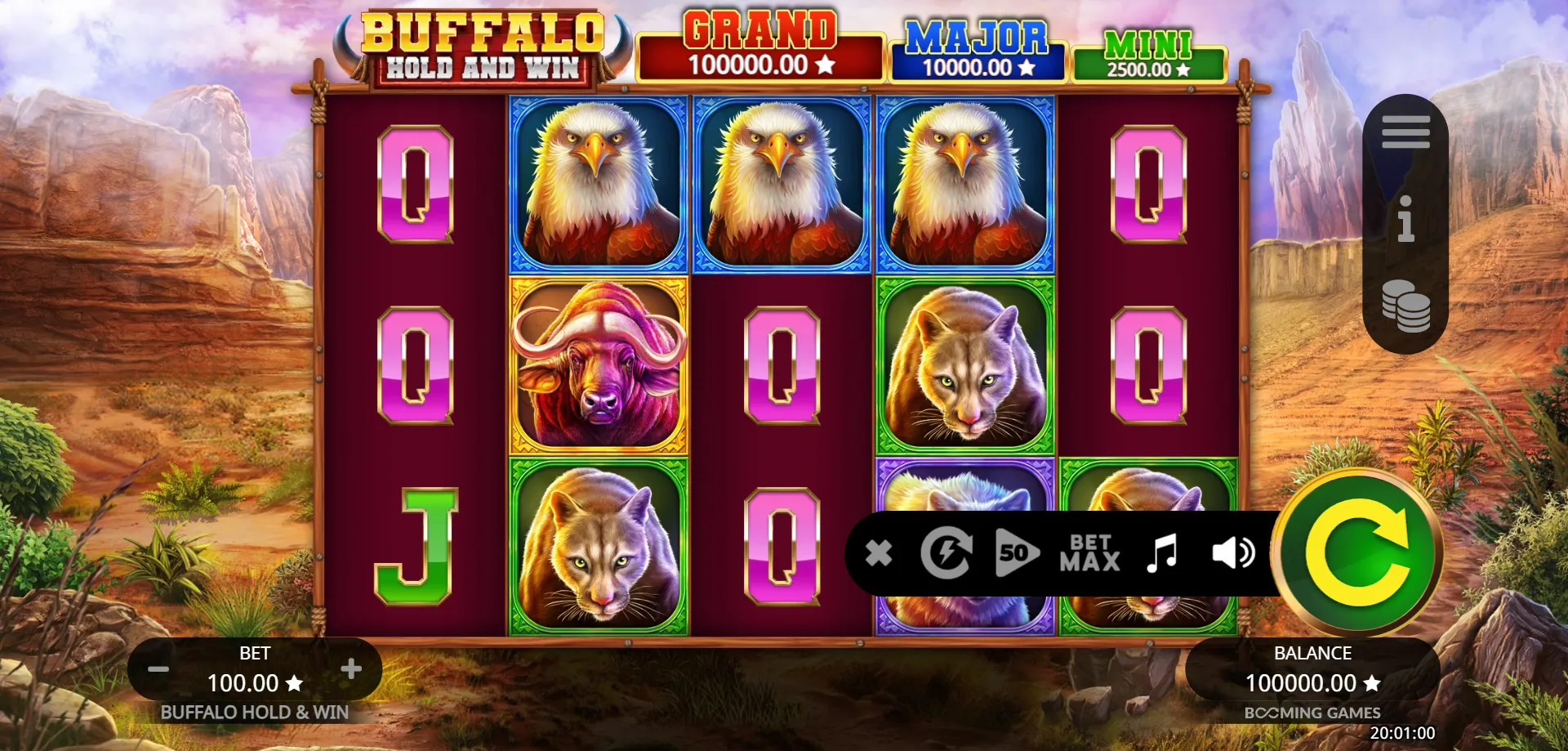 The Hold and Win Bonus Round